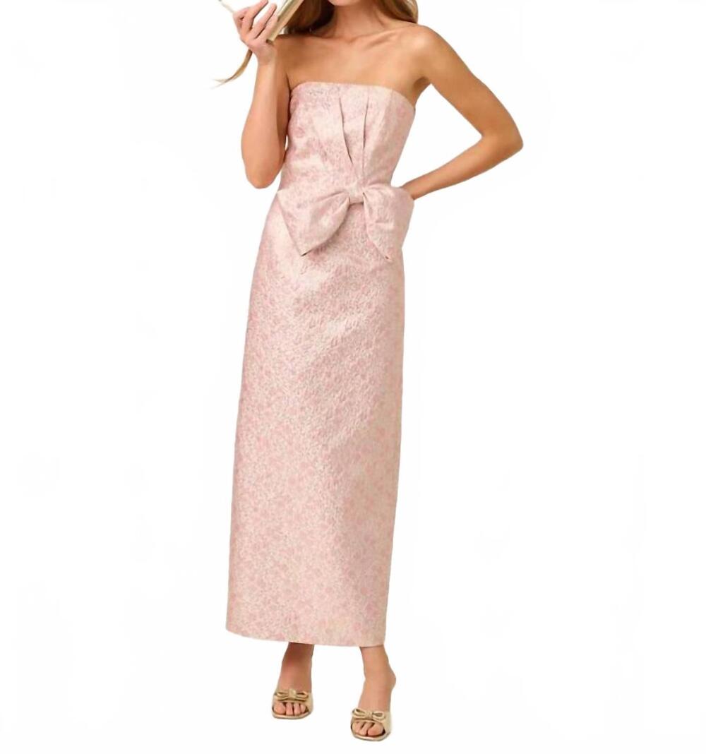 NEW LILLY PULITZER tiernan maxi dress in conchshell pink - Picture 5 of 7